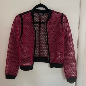 a.n.a Mesh Bomber Jacket